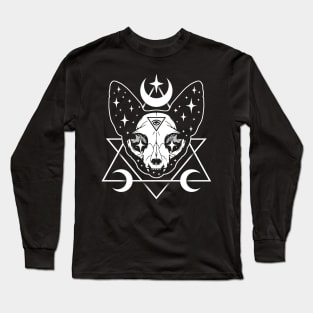 Moon Cat Long Sleeve T-Shirt